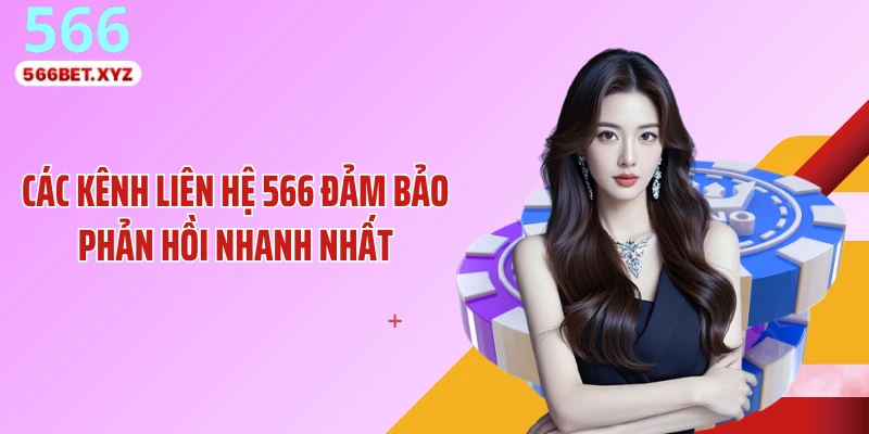 Các kênh liên hệ 566 đảm bảo phản hồi nhanh nhất