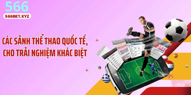 Các sảnh thể thao quốc tế, cho trải nghiệm khác biệt