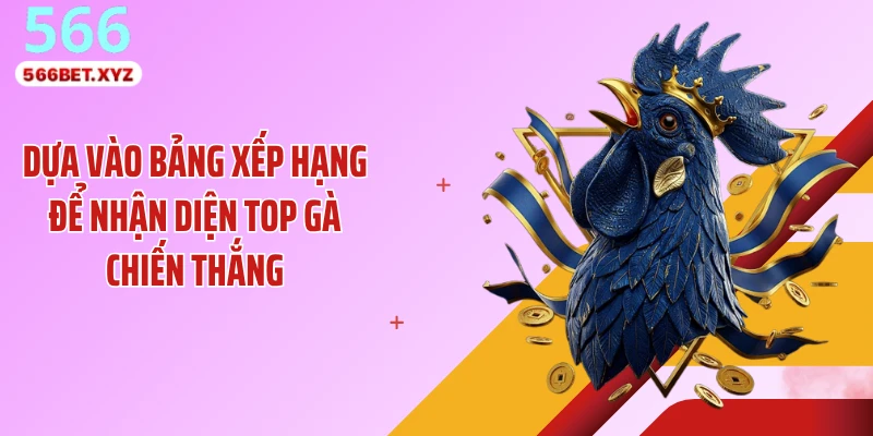Dựa vào bảng xếp hạng để nhận diện top gà chiến thắng