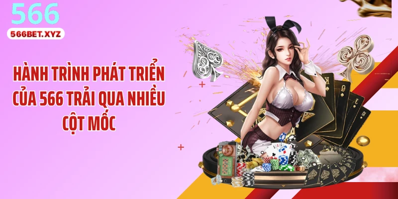 Hành trình phát triển của 566 trải qua nhiều cột mốc